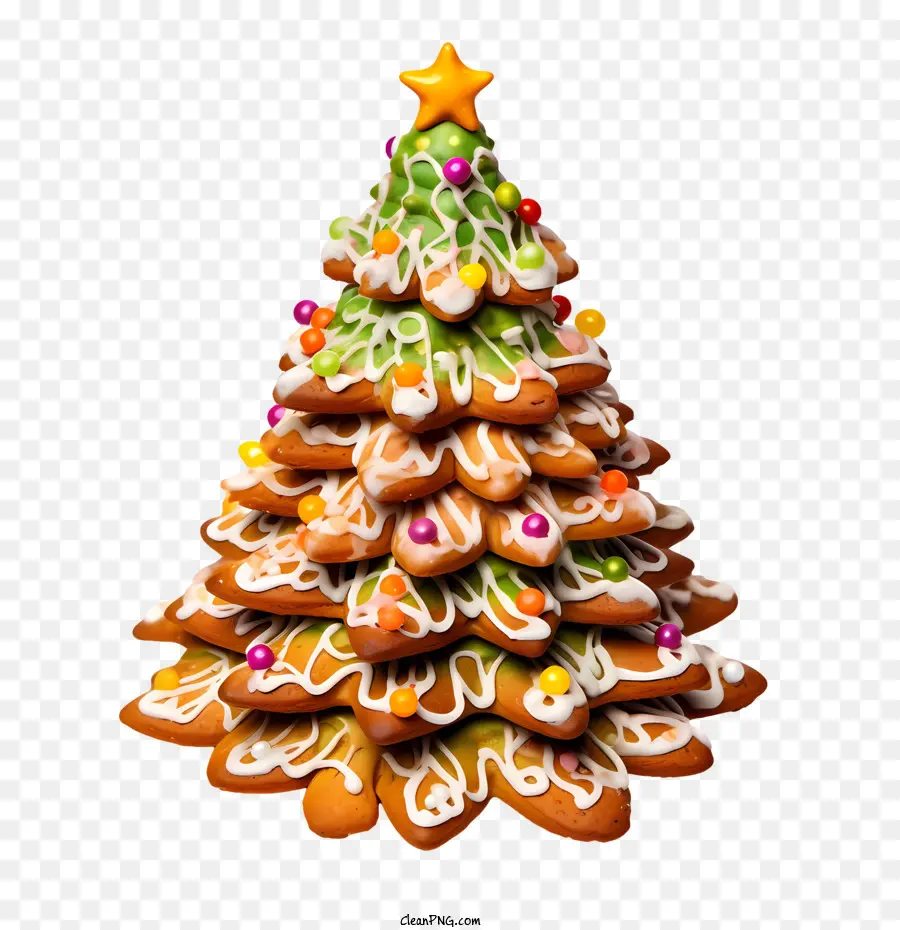 Biscuits De Noël，Arbre De Noël En Pain D'épices PNG