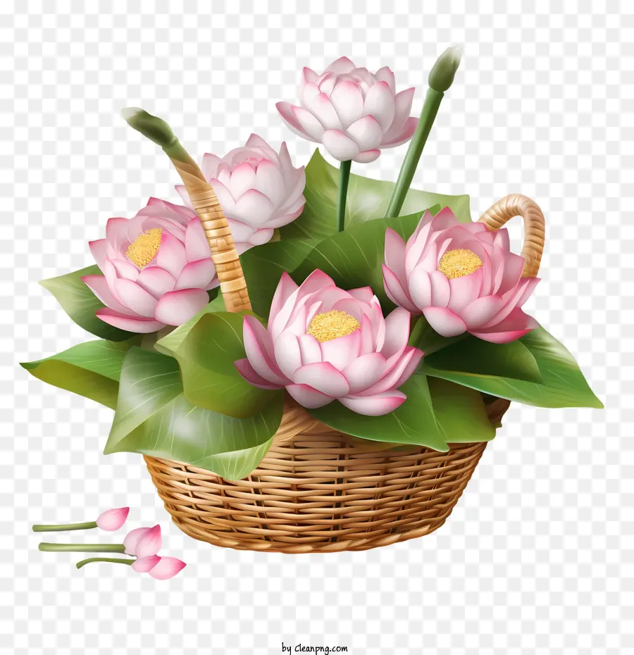 Fleur De Lotus，Lotus Rose PNG