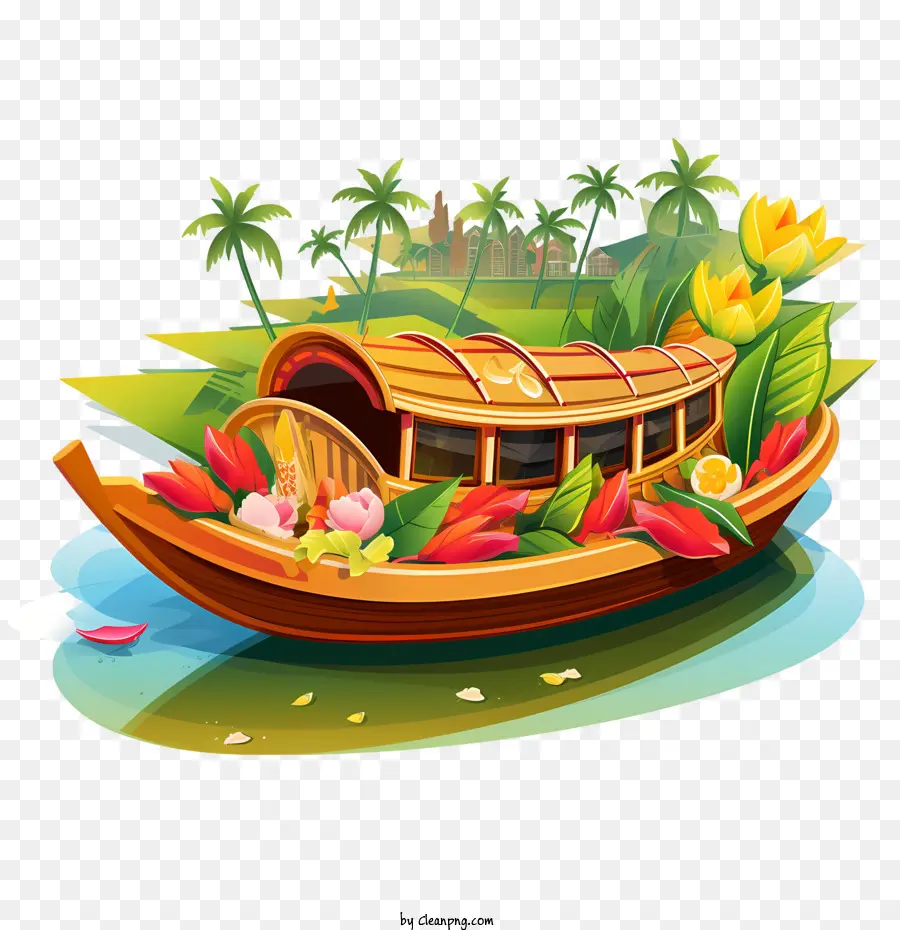 Bateau Onam，Rivière PNG