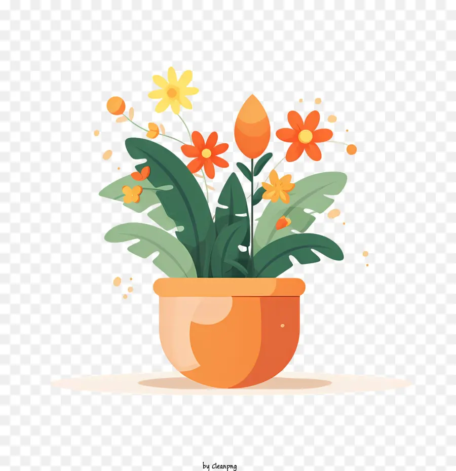 Pot De Fleur，Flowerpot PNG