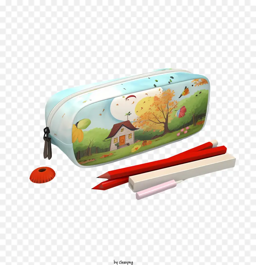 Trousse，Crayons PNG