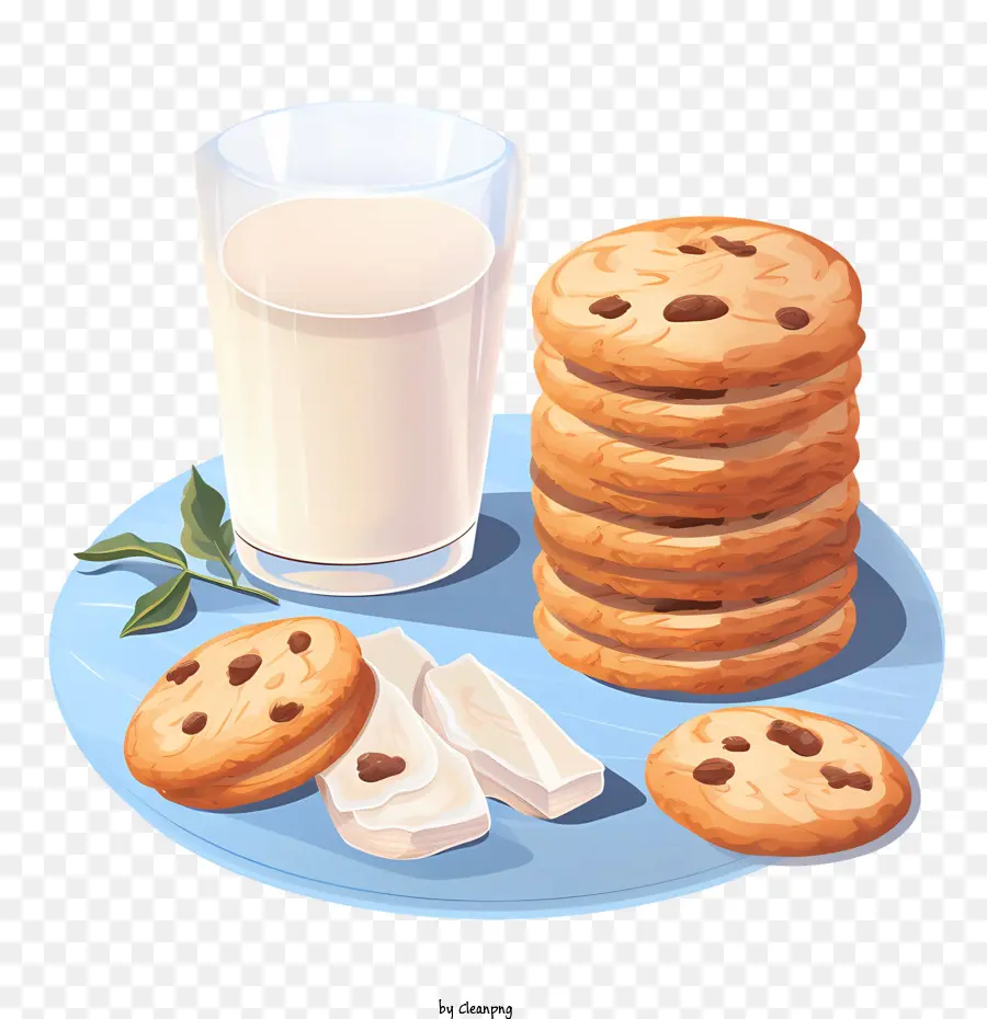 Biscuits Et Lait，Lait Et Biscuits PNG