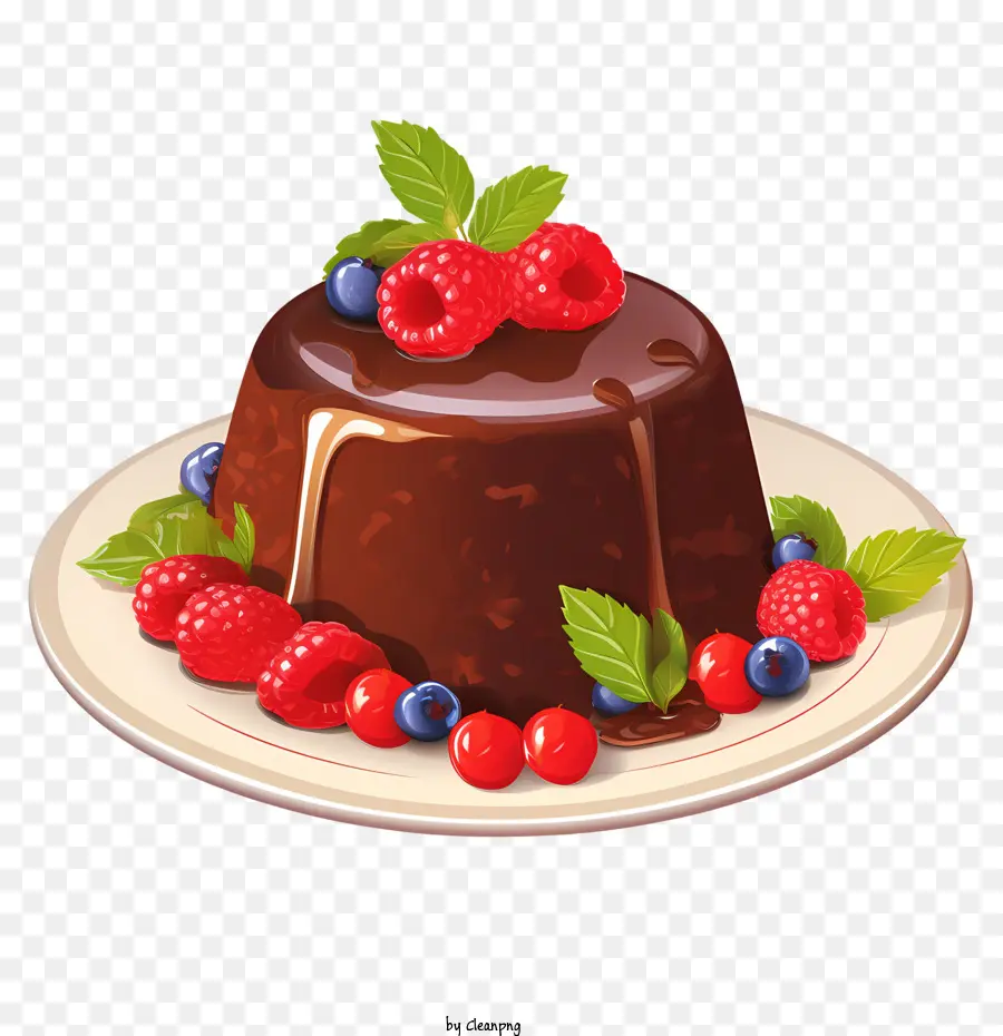 Le Christmas Pudding，Gâteau Au Chocolat PNG