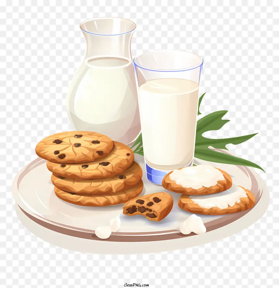 Biscuits Et Lait，Les Cookies PNG