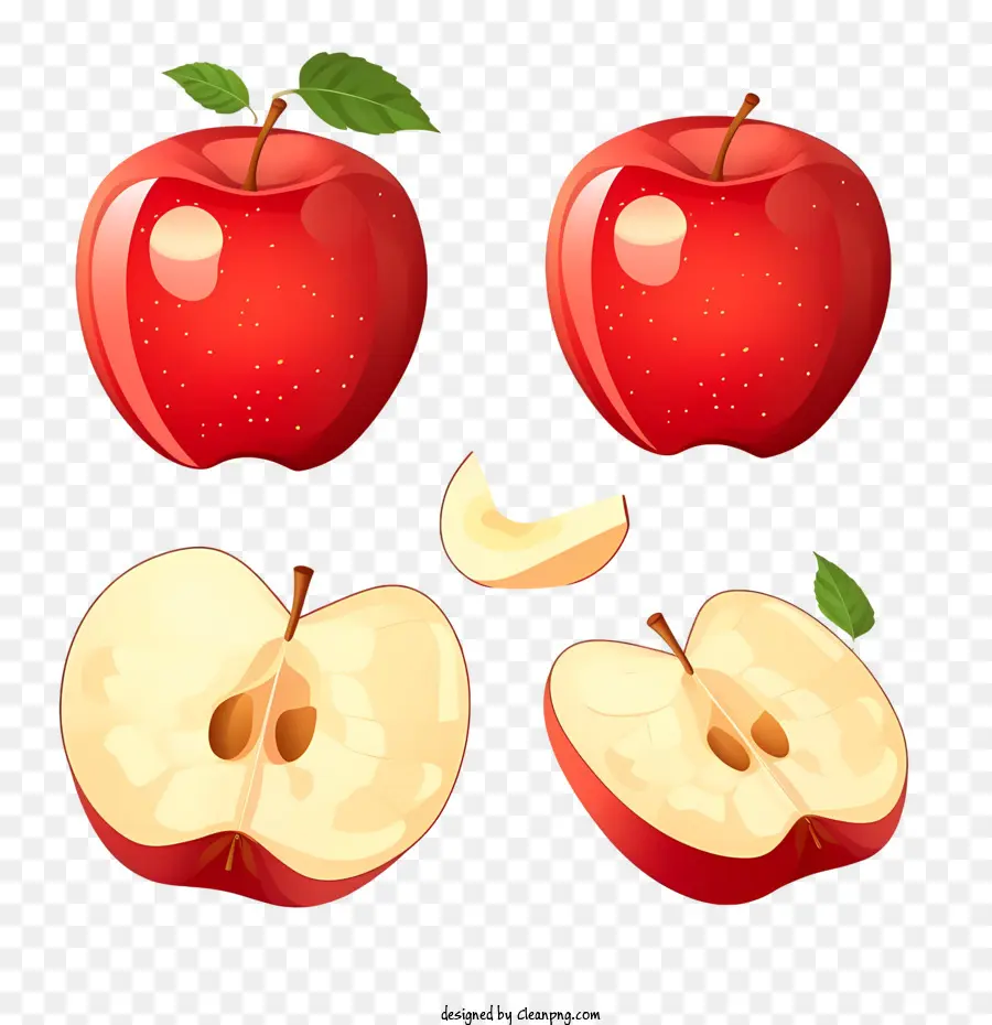 Journée Mangez Une Pomme Rouge，Pommes Rouges PNG