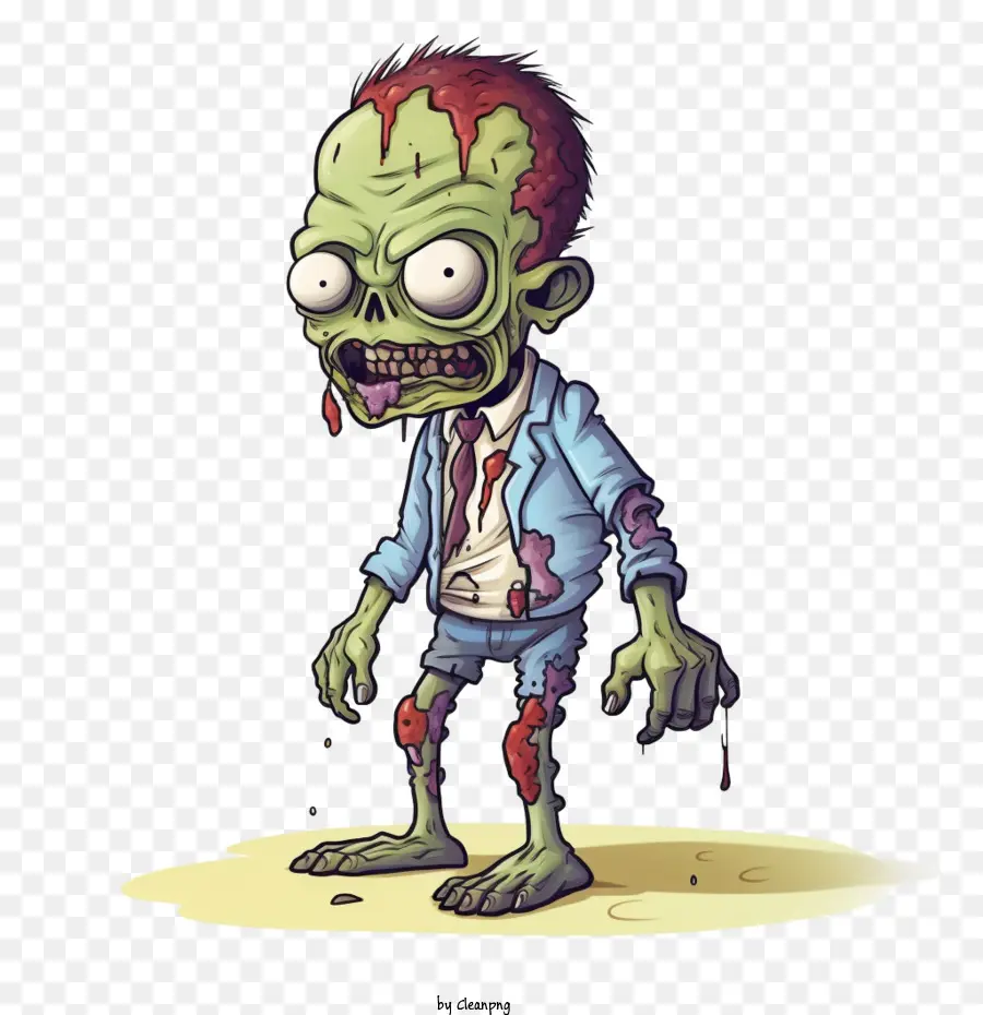 Zombie，Dessin Animé PNG