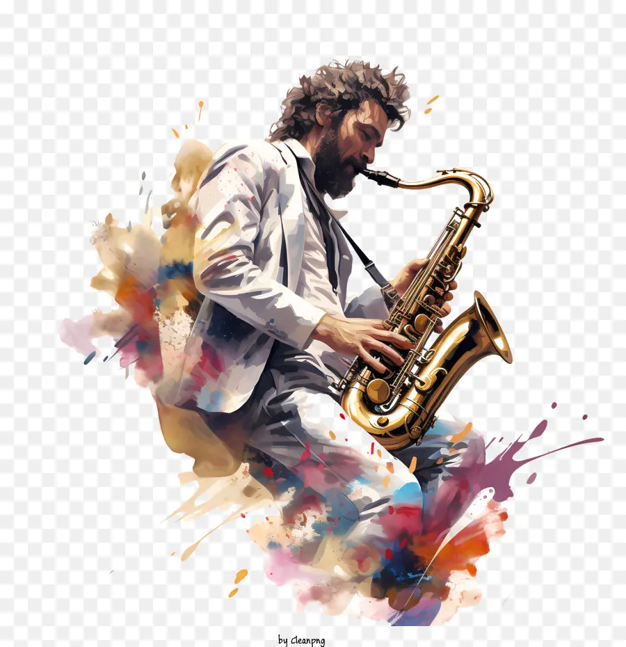 Saxophone Jour，Musicien PNG