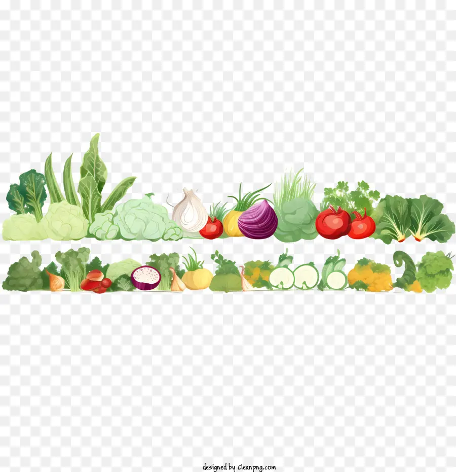 Journée Mondiale Du Végétarien，Bordure De Légumes PNG