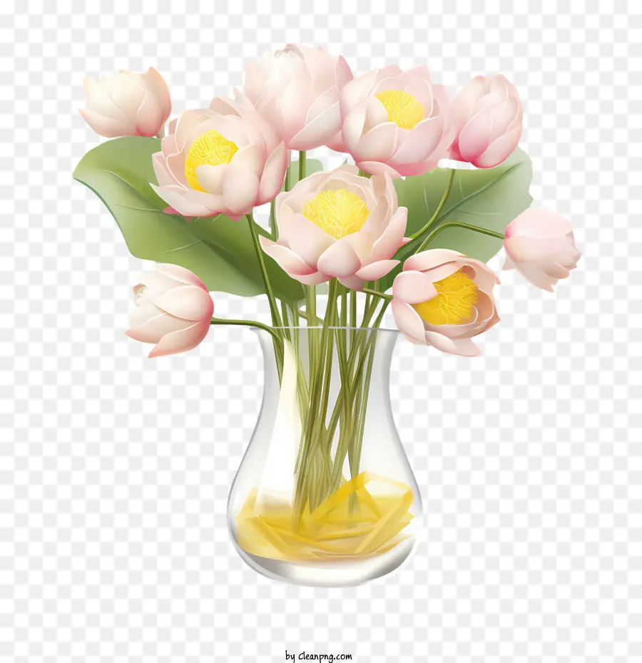 Fleur De Lotus，Fleurs Roses PNG