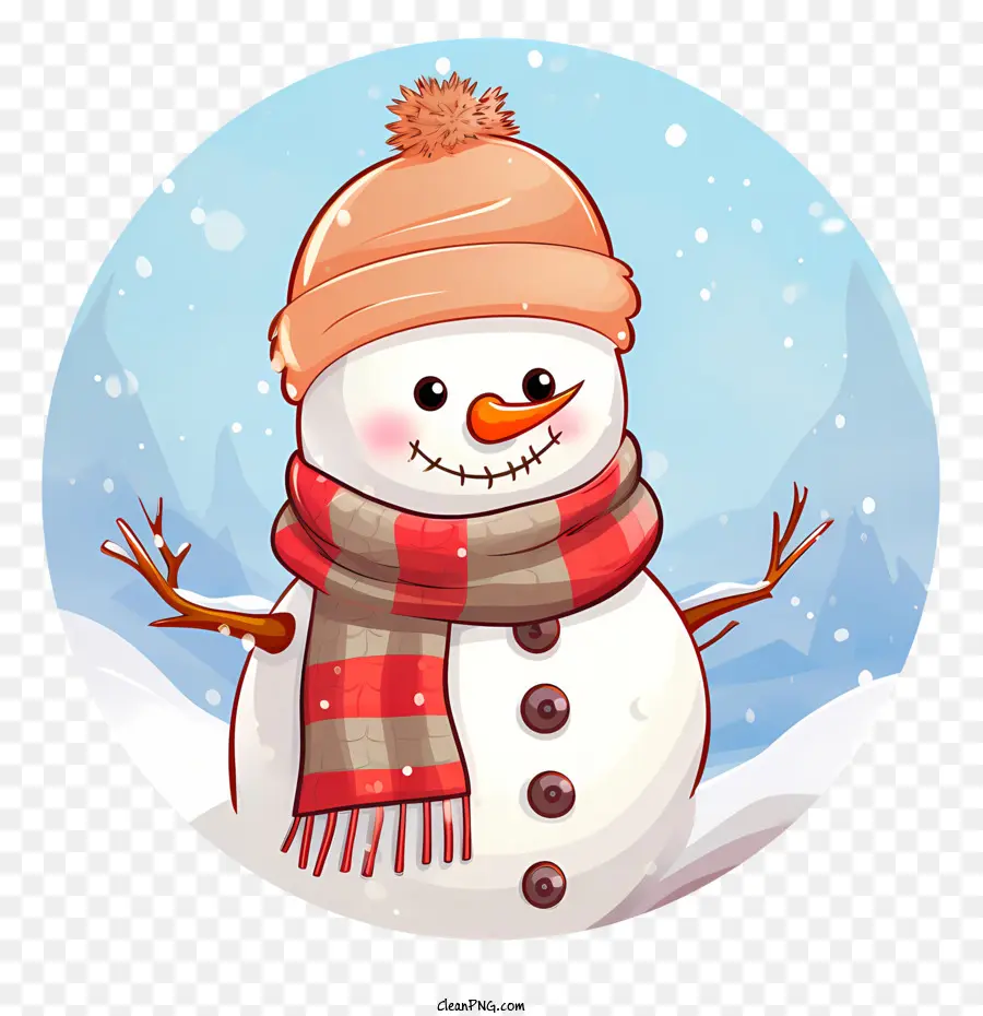 Bonhomme De Neige，Foulard PNG