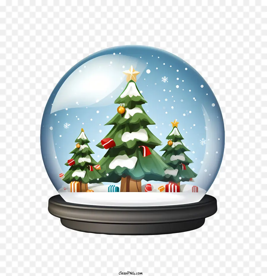 Boule De Neige De Noël，Ornement De Noël PNG