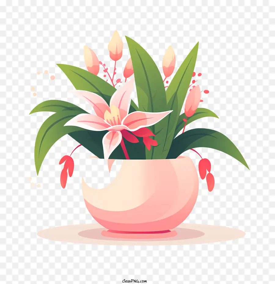 Pot De Fleur，Bouquet PNG