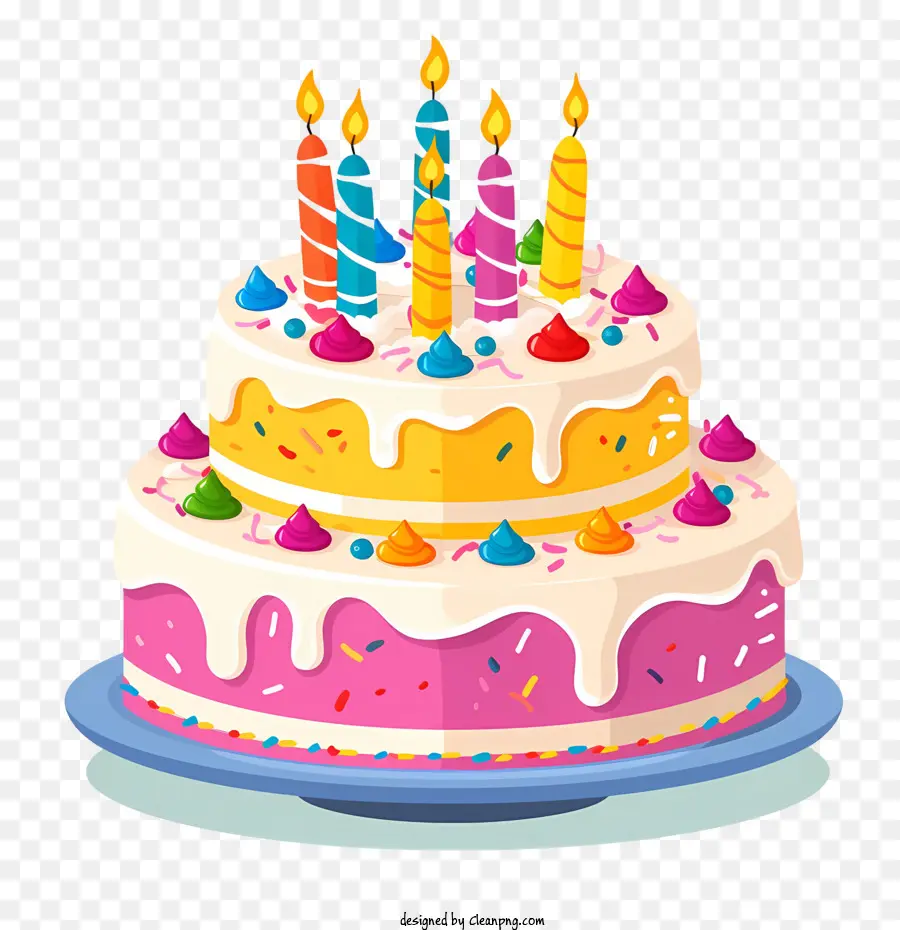Gâteau D'anniversaire，Célébration PNG
