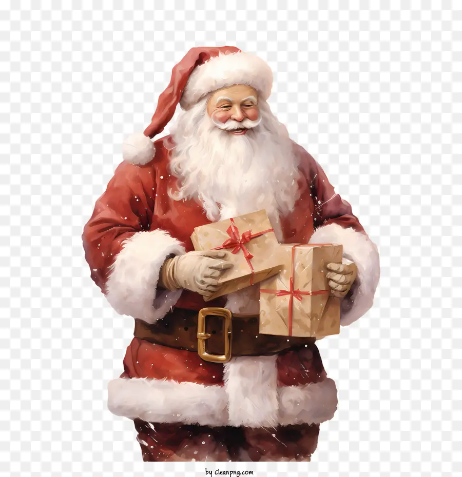 Père Noël Et Cadeau，Le Père Noël PNG