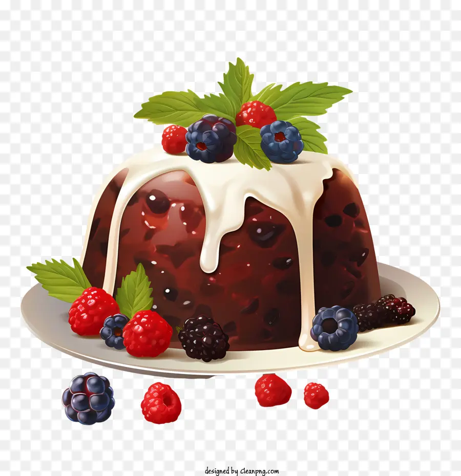 Le Christmas Pudding，1 Pudding à Prune PNG