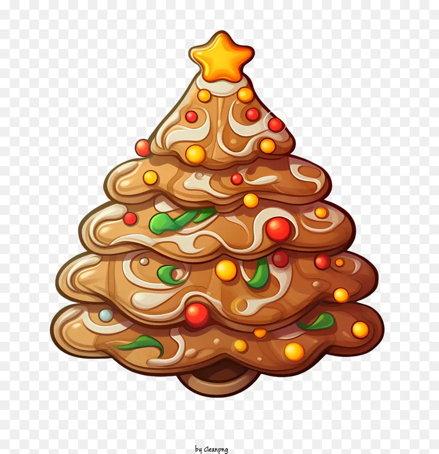 Biscuits De Noël，Arbre De Noël En Pain D'épices PNG