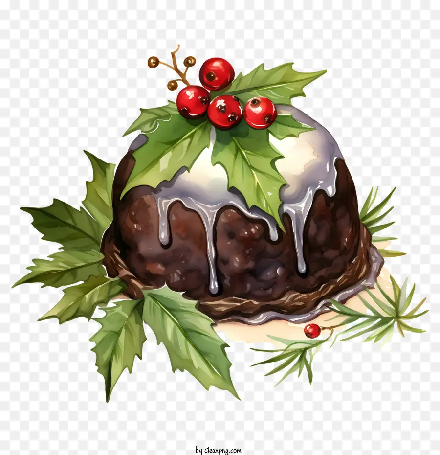 Le Christmas Pudding，Cerise PNG