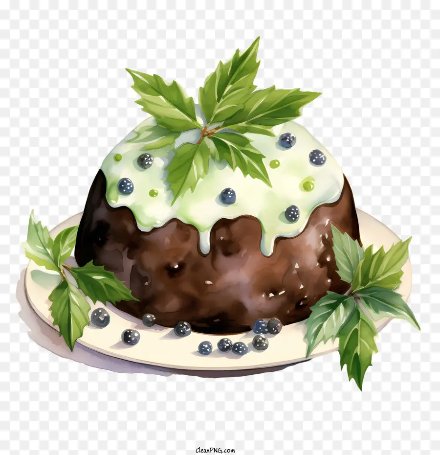 Le Christmas Pudding，Tarte PNG