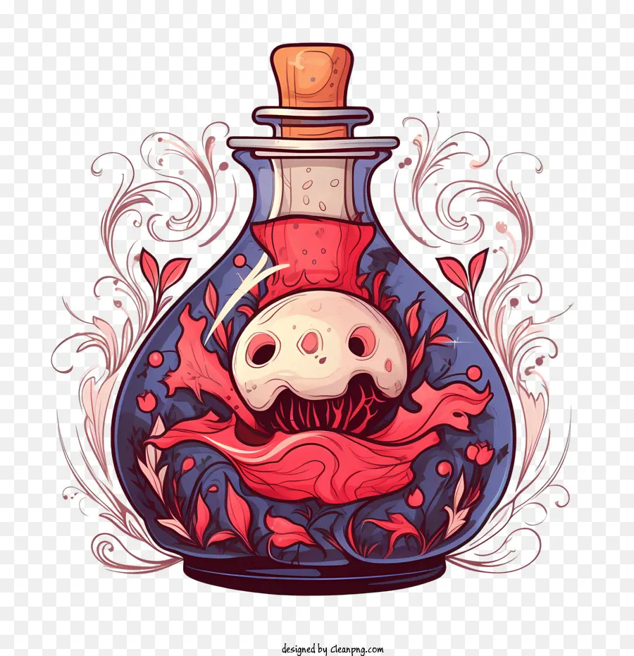 La Potion Magique，Crâne PNG