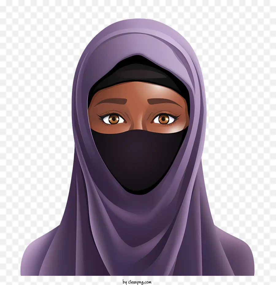 Femme Avec Voile，Hijab PNG