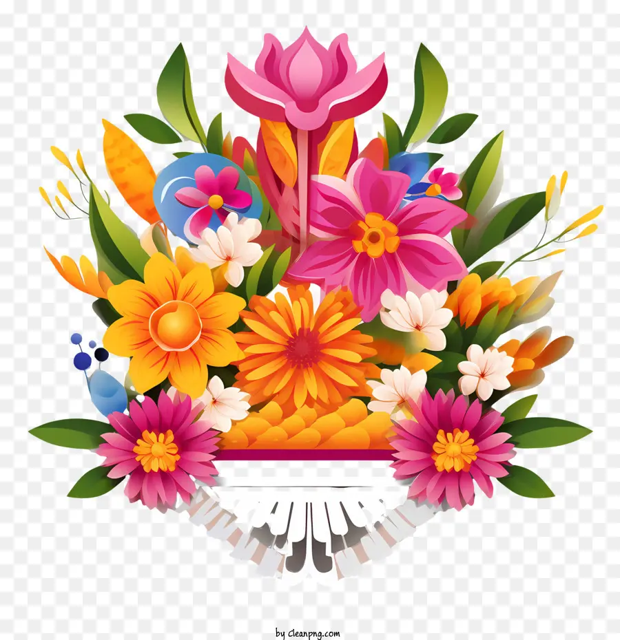 Onam，Bouquet Fleuri PNG