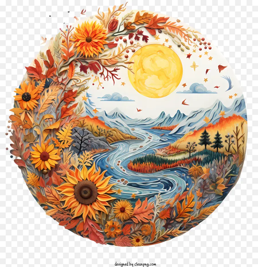 Équinoxe De Septembre，Tournesol PNG