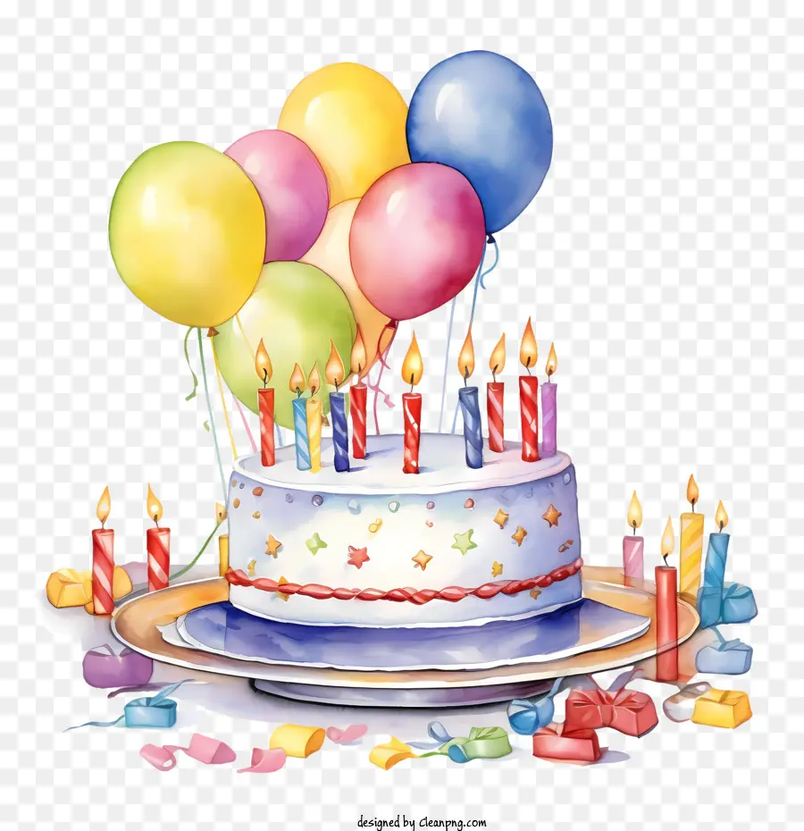 Gâteau D'anniversaire，Célébration De L'anniversaire PNG