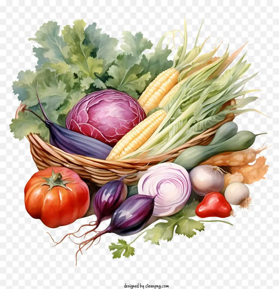 Légumes，Panier De Légumes PNG