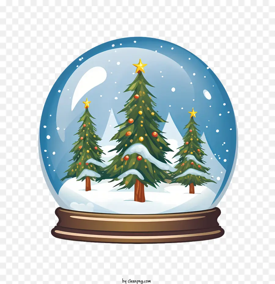 Boule De Neige De Noël，Globe De Neige PNG