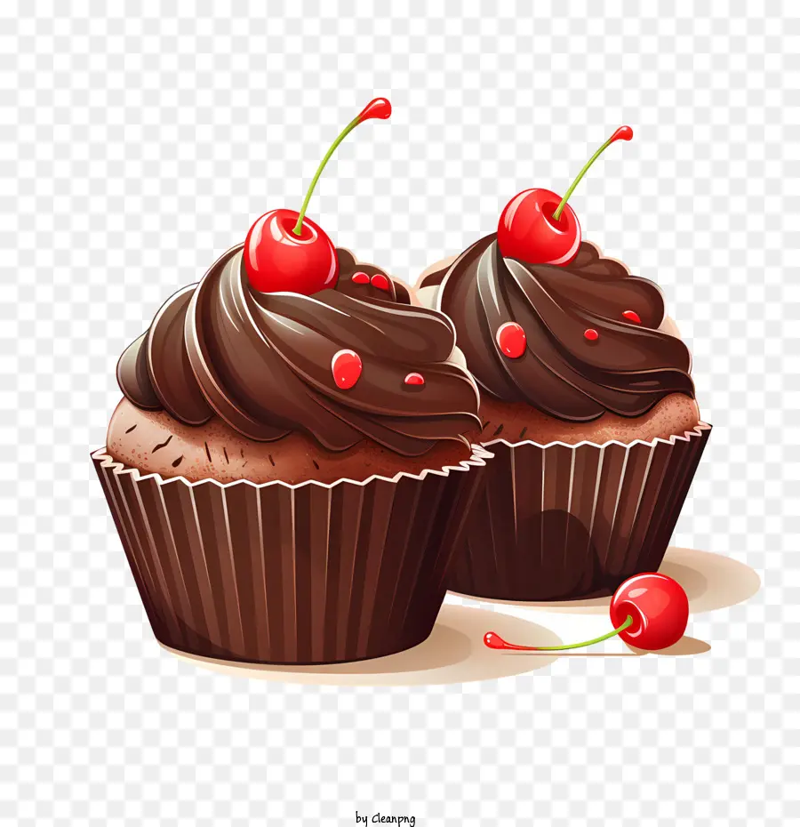 Chocolat Cupcake Jour，Chocolat PNG