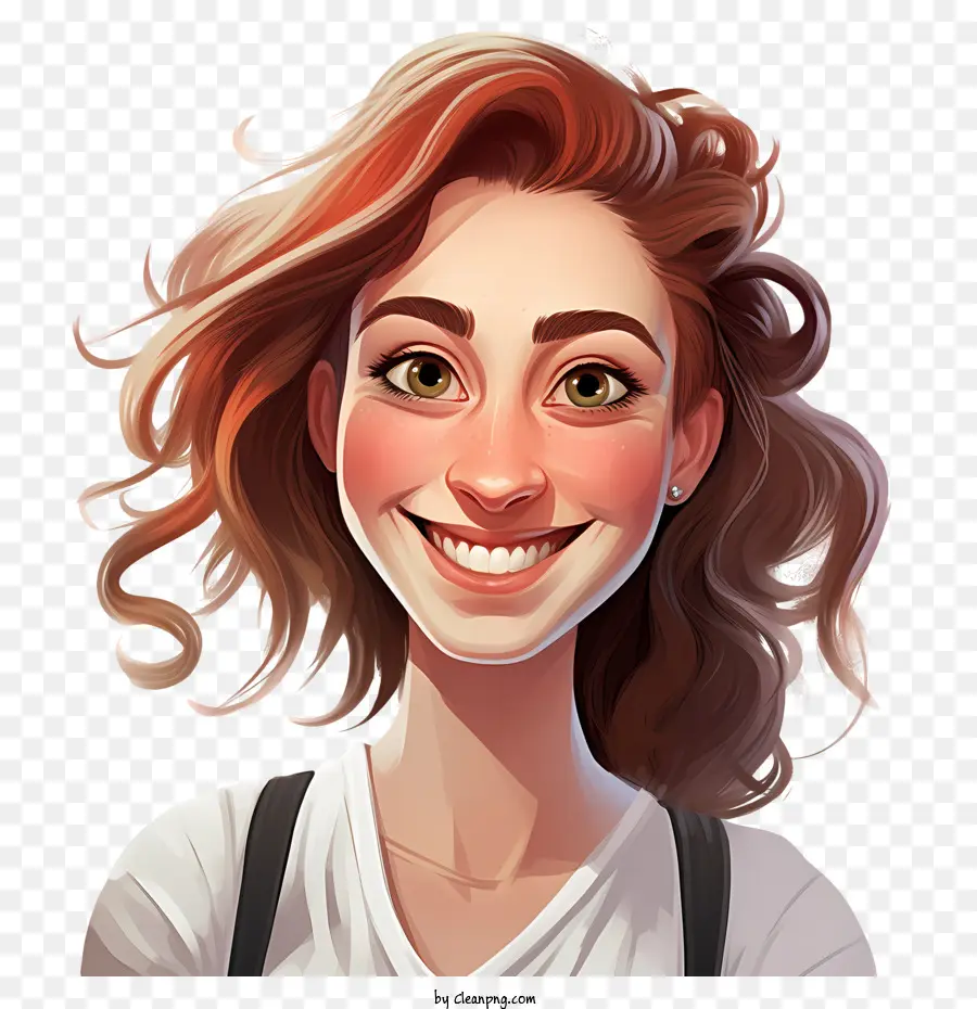 Fille Souriante，Femme Souriante PNG