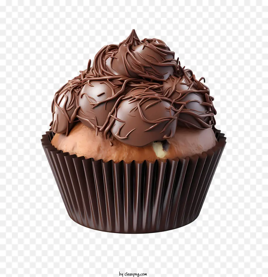 Chocolat Cupcake Jour，Chocolat Muffin PNG