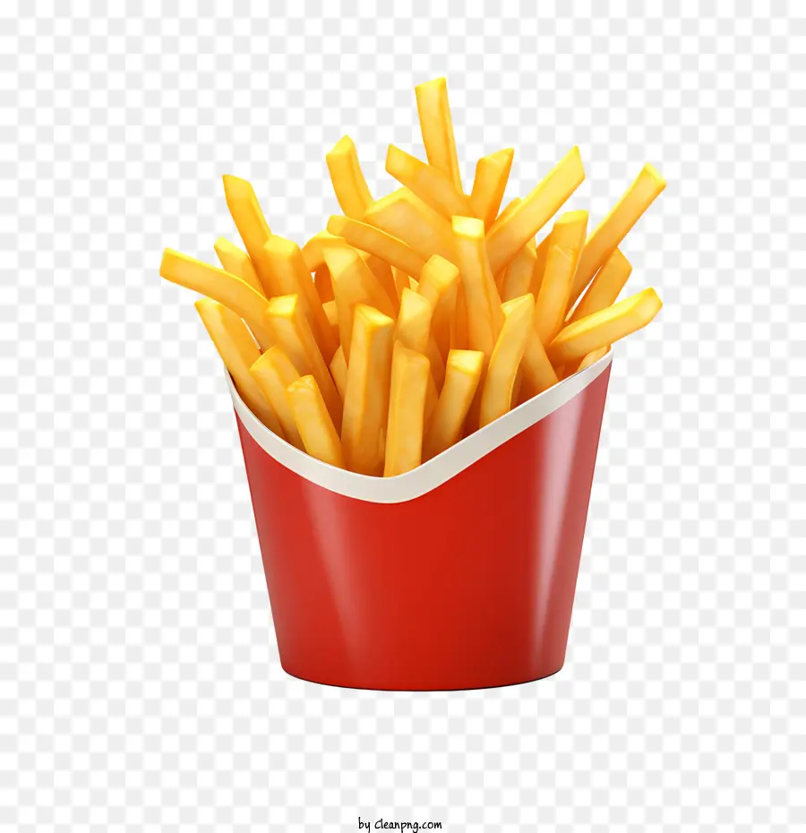 Frites，Rouge Seau PNG