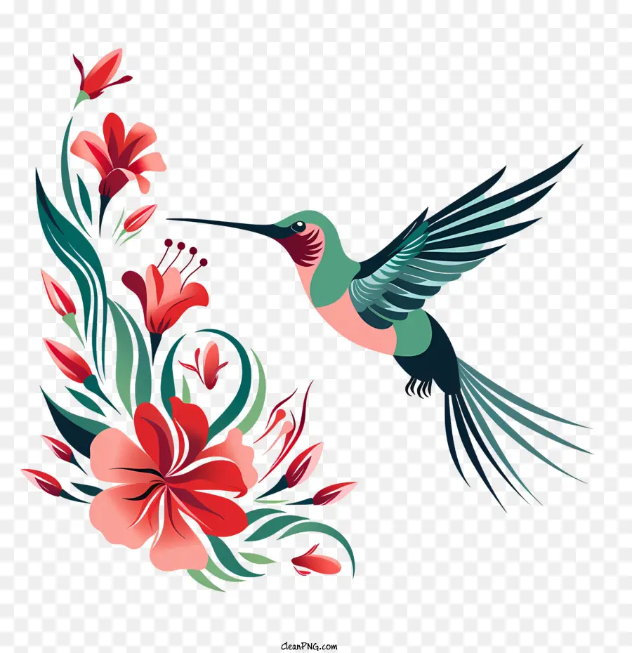 Jour Du Colibri，Fleur PNG