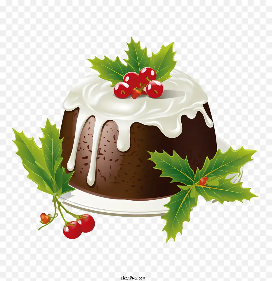 Le Christmas Pudding，Pouding Au Chocolat PNG