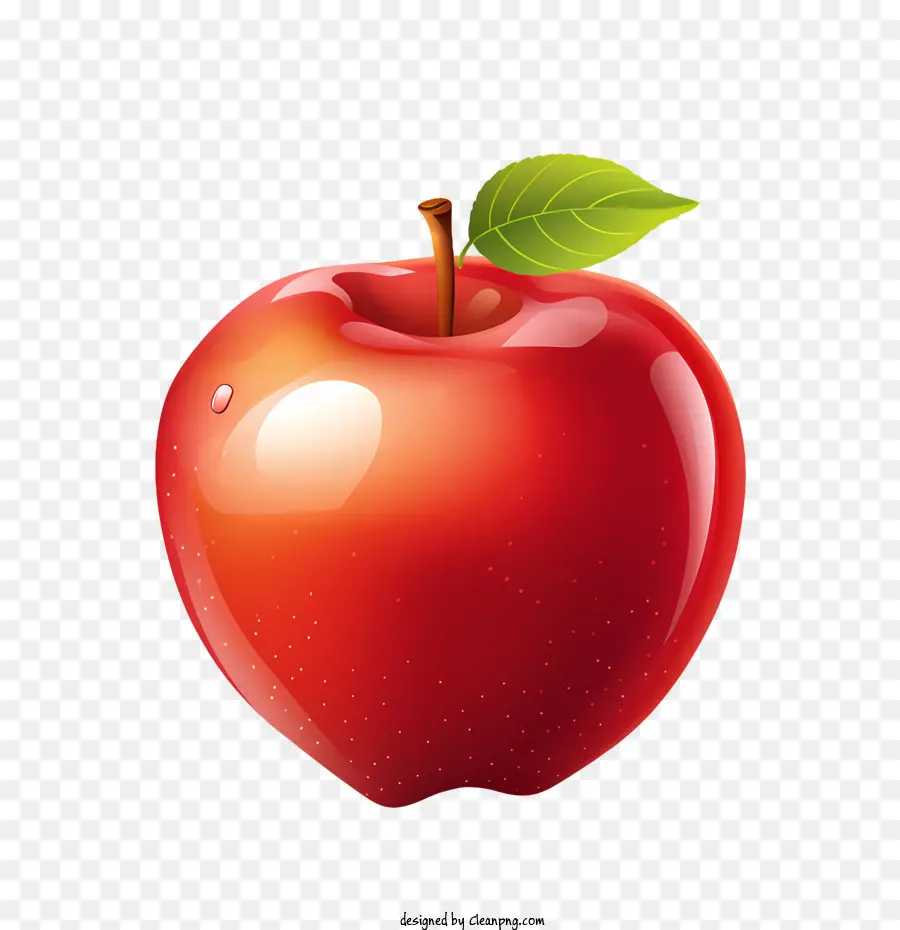 Manger Une Pomme Rouge De La Journée，Pomme PNG