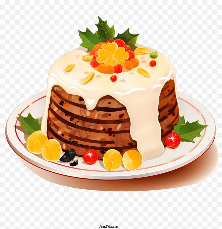 Le Christmas Pudding，Gâteau De Noël PNG