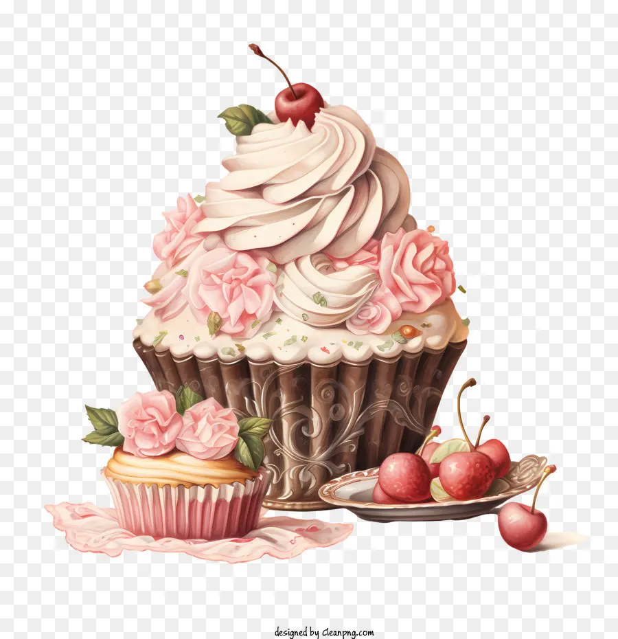 Nationale De Petit Gâteau De La Journée，Rose PNG