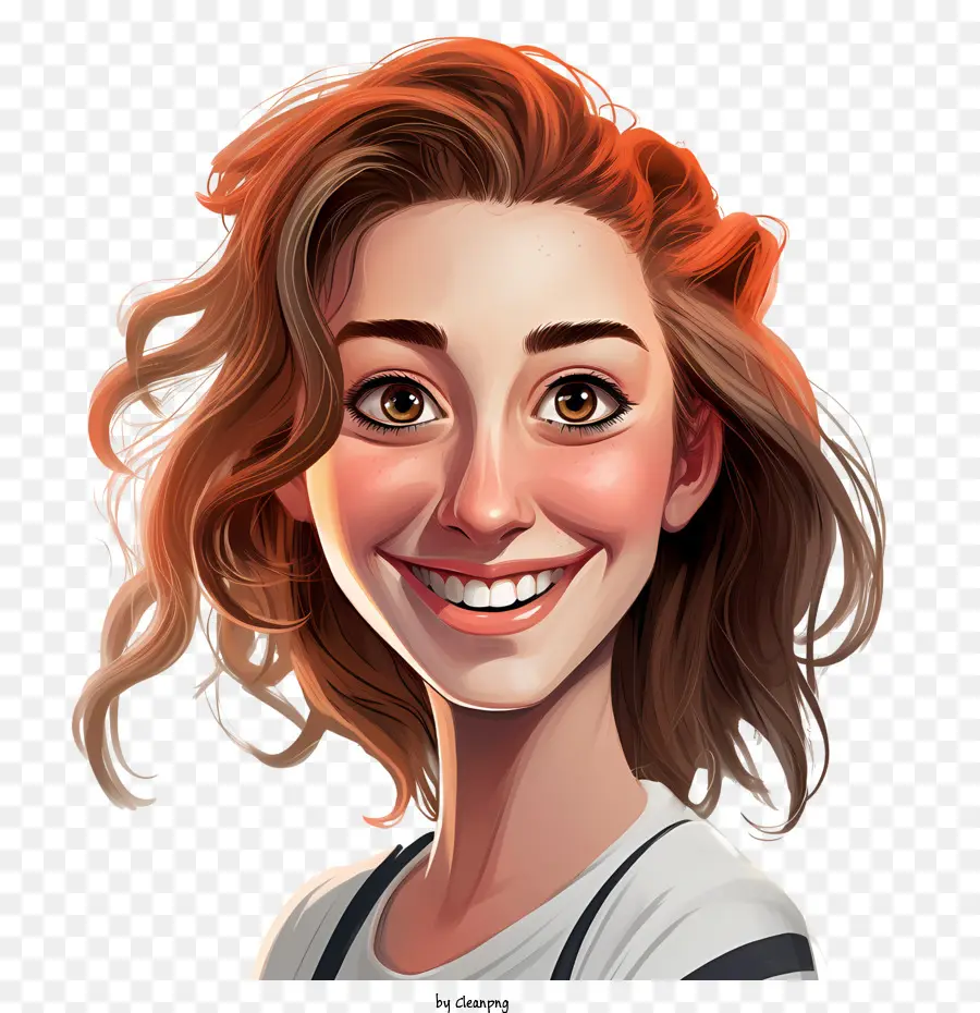 Fille Souriante，Femme Souriante PNG