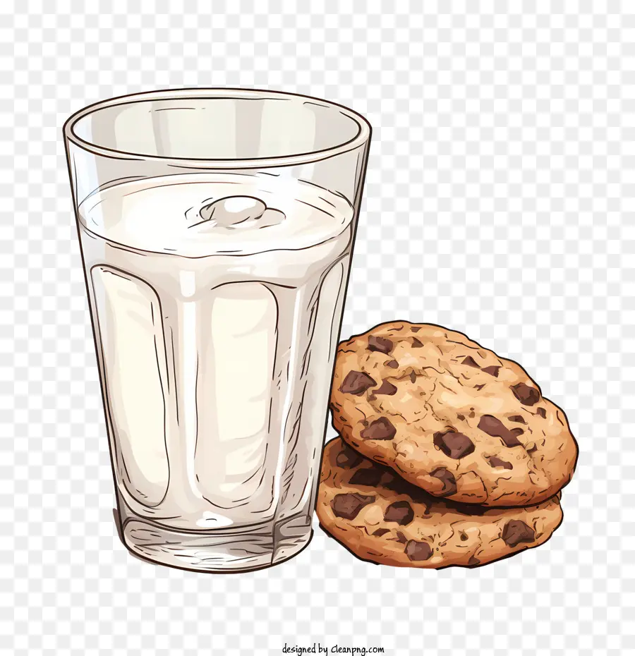 Biscuits Et Lait，Lait Et Biscuits PNG