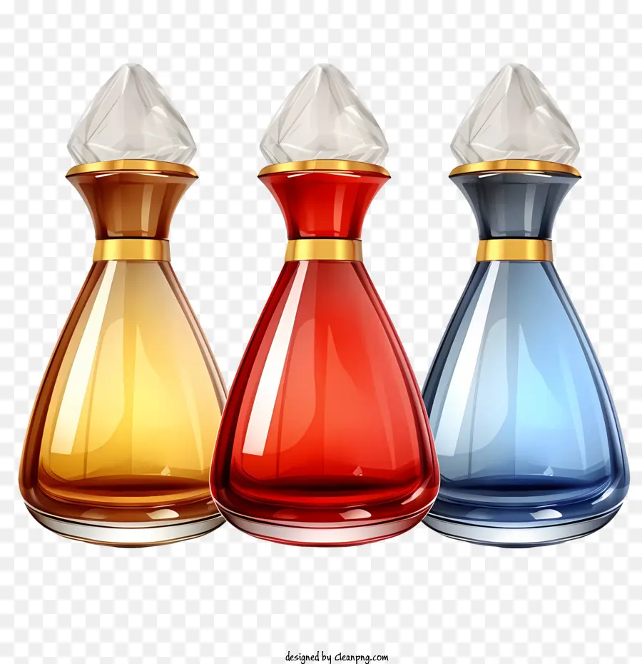 Bouteille De Parfum，Coloré PNG