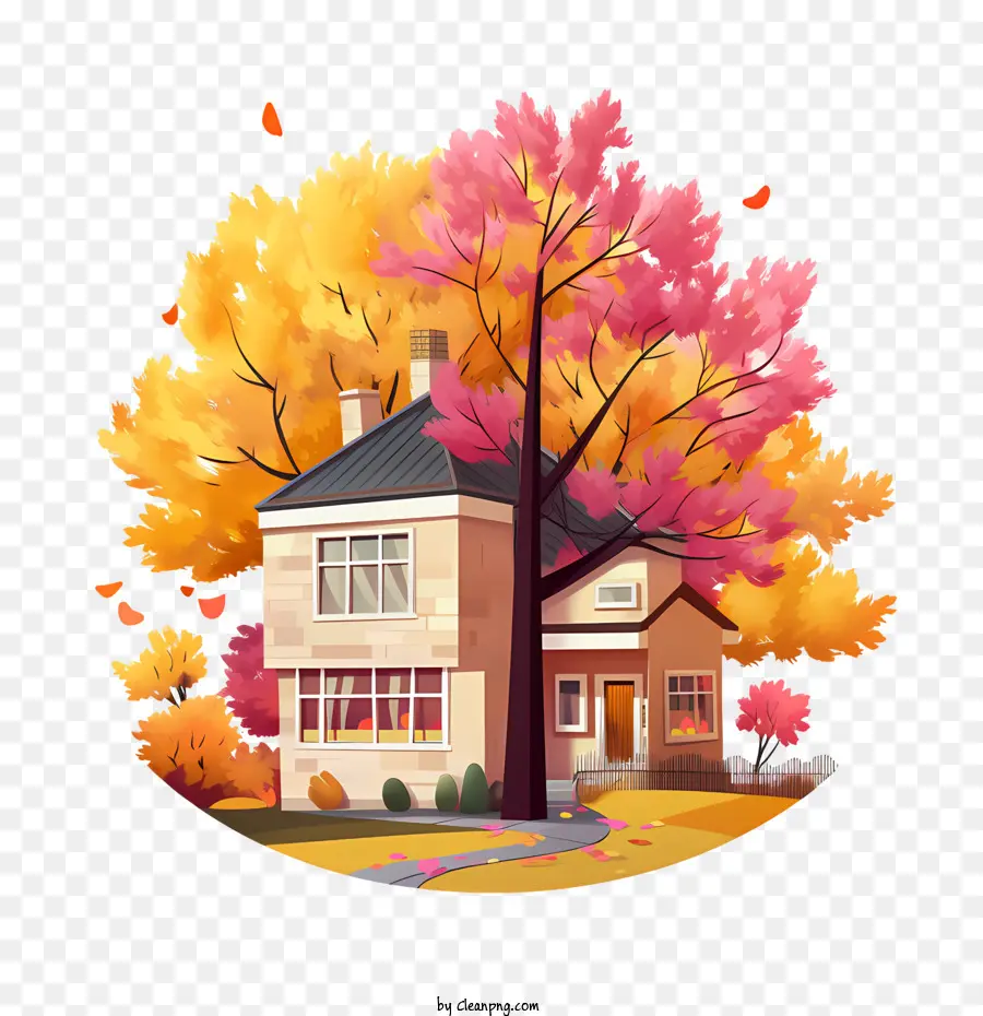 L'automne De La Maison，Maison De L'automne PNG