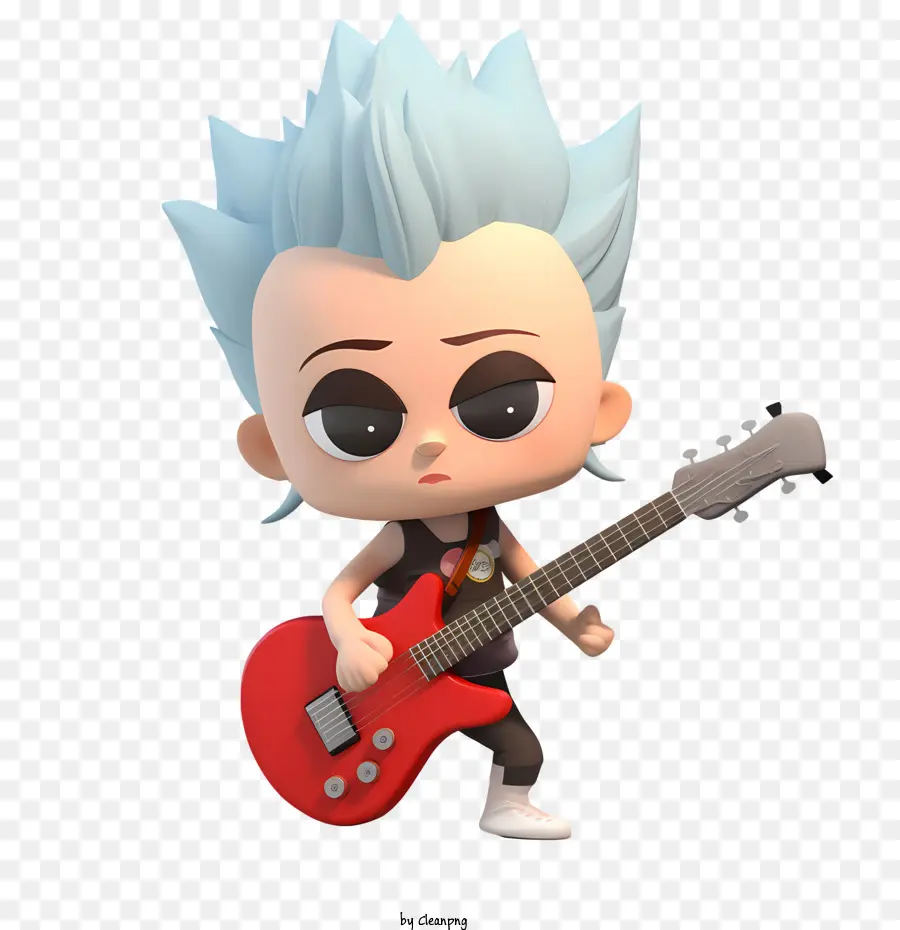 Personnage Du Monde De La Vie De La Vie，Guitare PNG