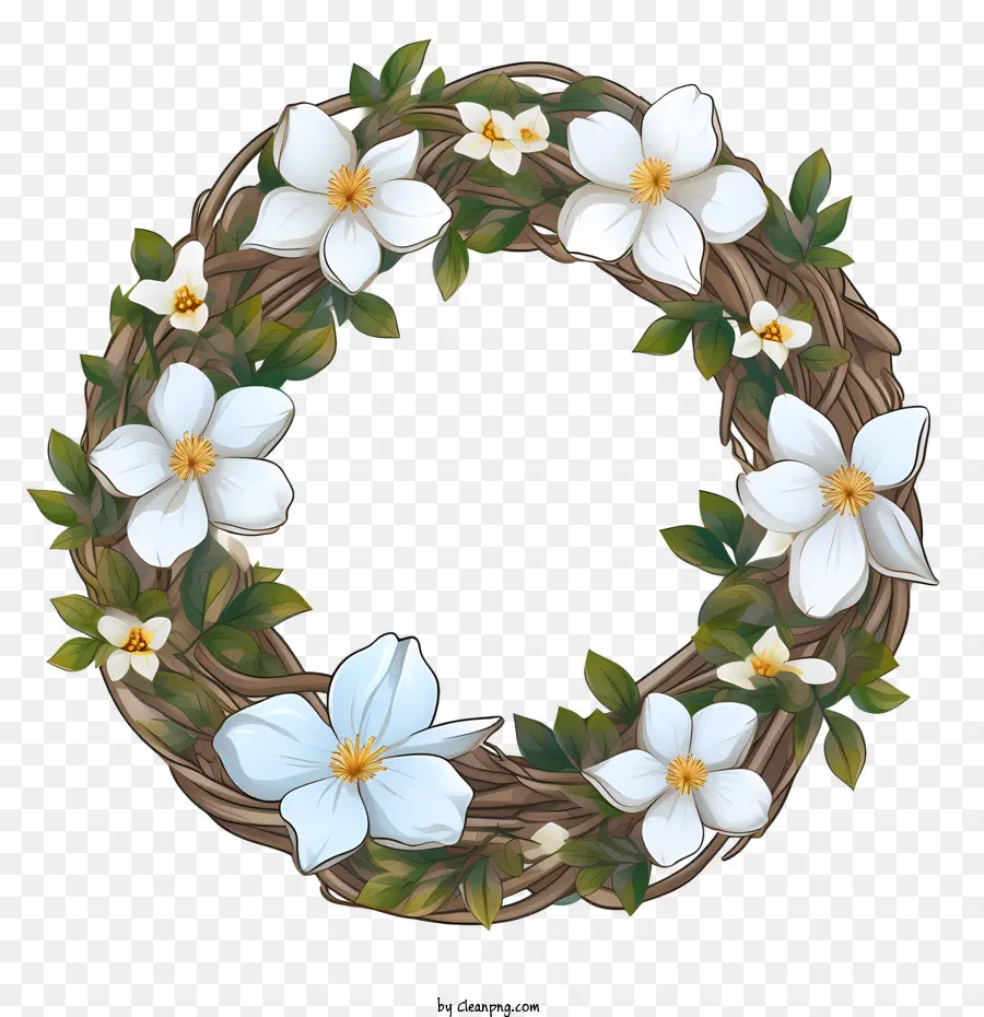 Couronne Florale，Couronne PNG