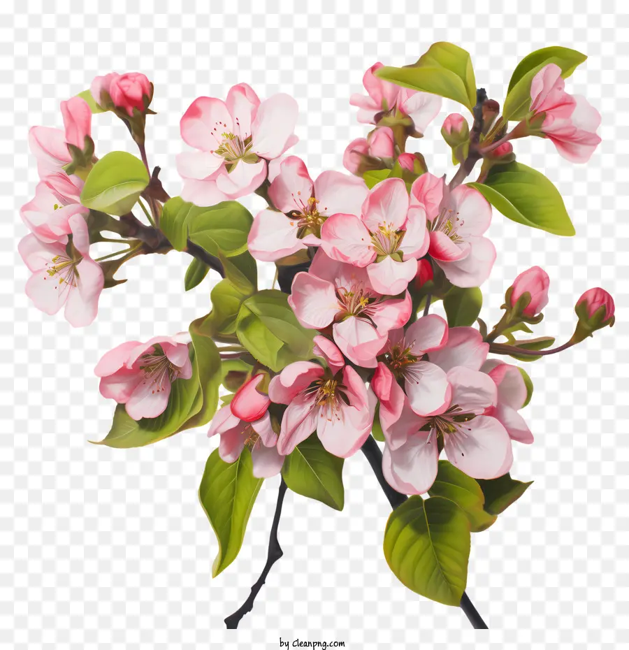 Fleur De Pommier，Bouquet De Fleurs PNG