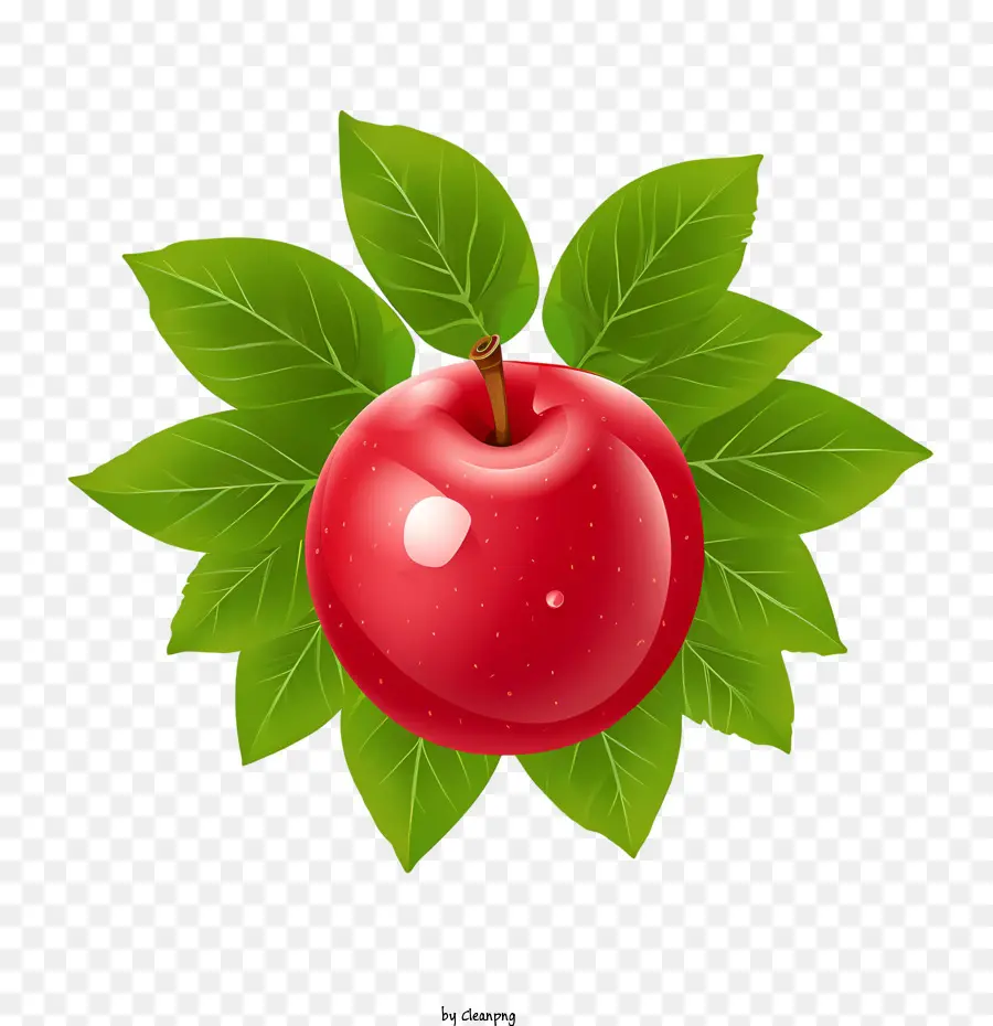 Manger Une Pomme Rouge De La Journée，Pomme PNG