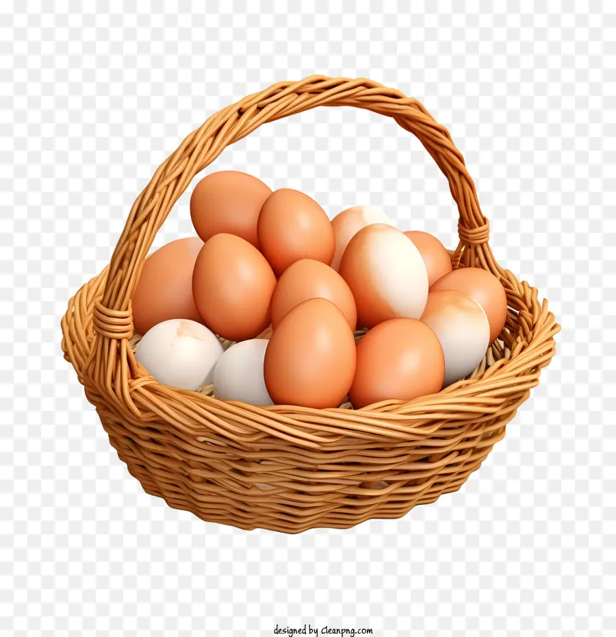 Les œufs，Panier PNG