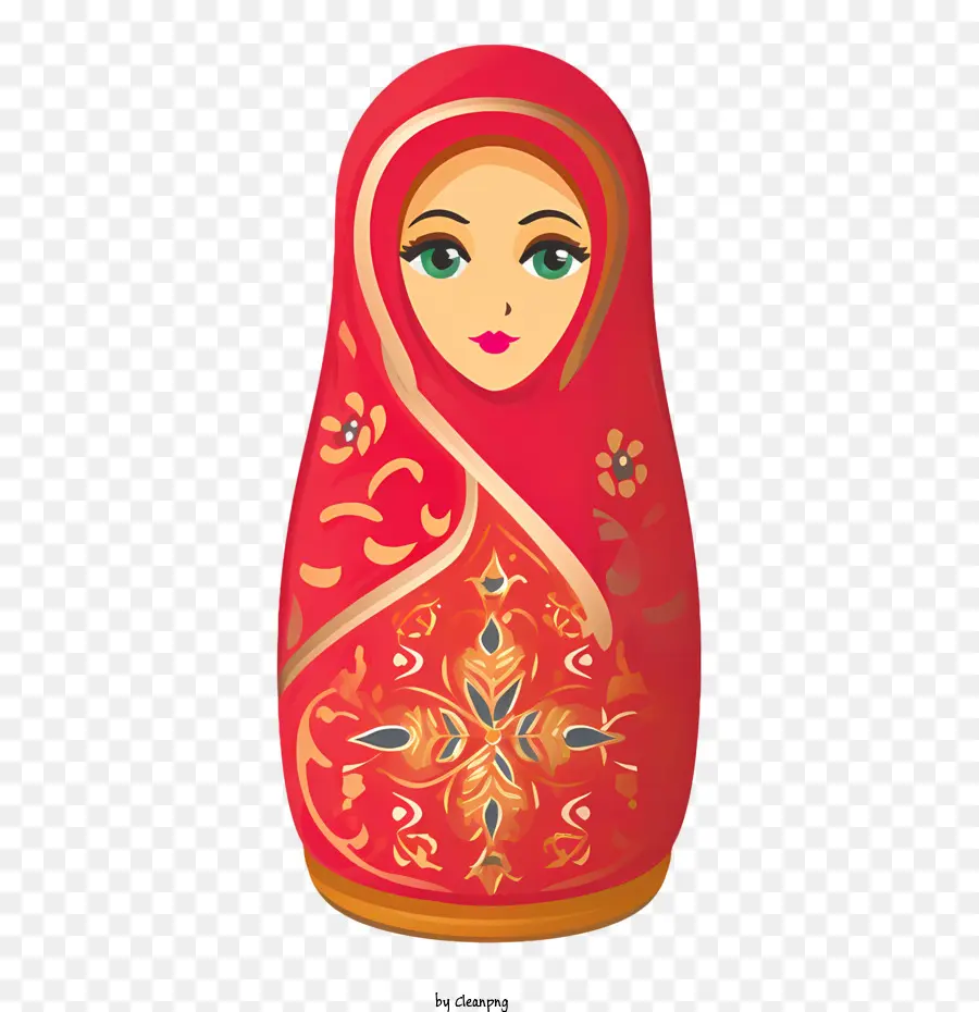 Poupée De Nidification Russe，Matryoshka Poupée PNG