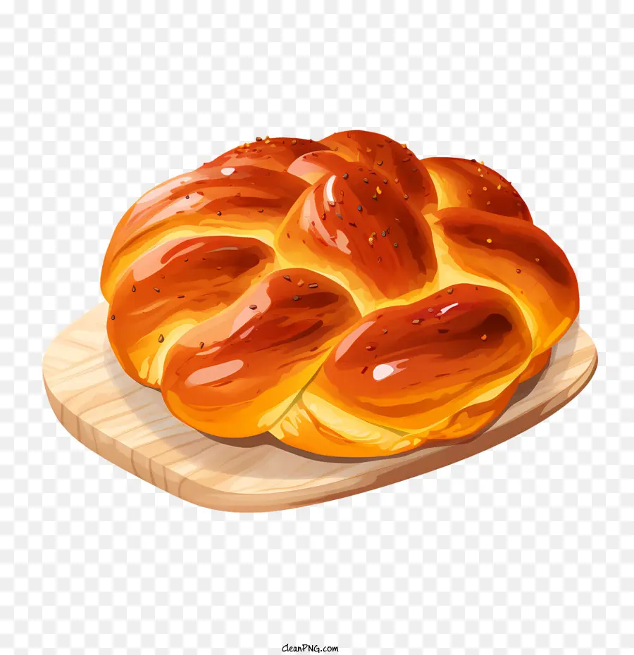 Pain Challah，Pain Tressé PNG