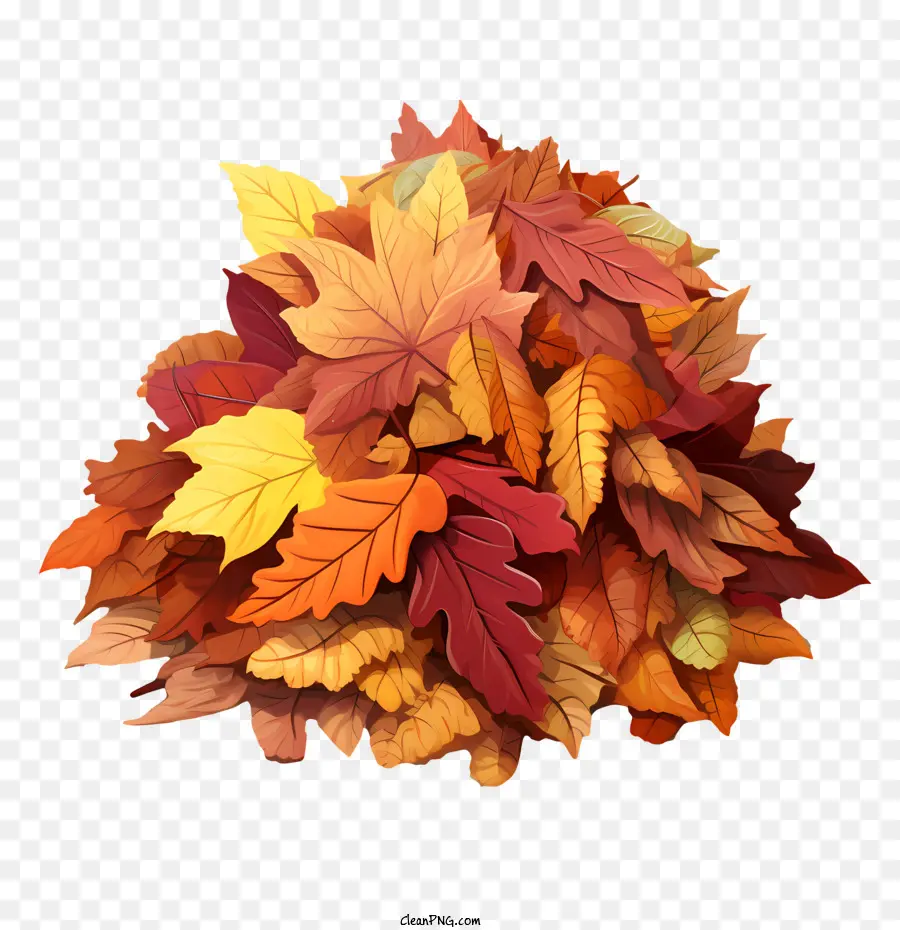 Tas De Feuilles，Pile PNG